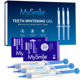 BaytTech Teeth Whitening Gel Refill Pack – 3x 3ml Enamel-Safe Gel & 2 Bonus Whitening Strips (Mint, No Light Included)