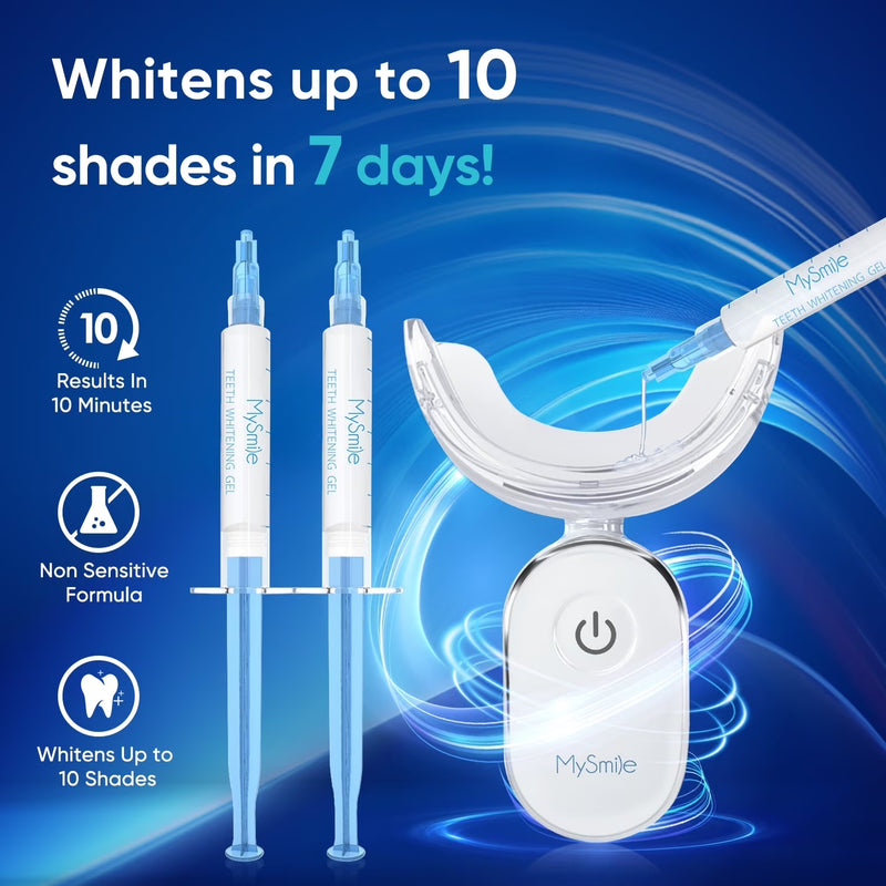 BaytTech Teeth Whitening Gel Refill Pack – 3x 3ml Enamel-Safe Gel & 2 Bonus Whitening Strips (Mint, No Light Included)